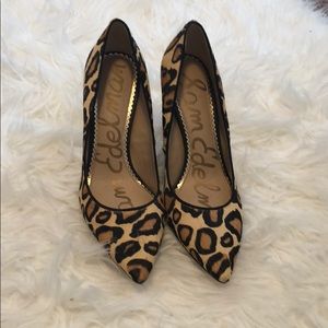 Women’s Size 6.5 Leopard Print Heels, Size 7
